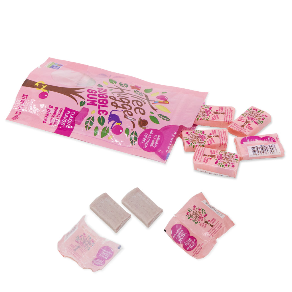 Tree Hugger Classic Bubble Gum Sweetened with 100% Xylitol (12 Bags) image 2