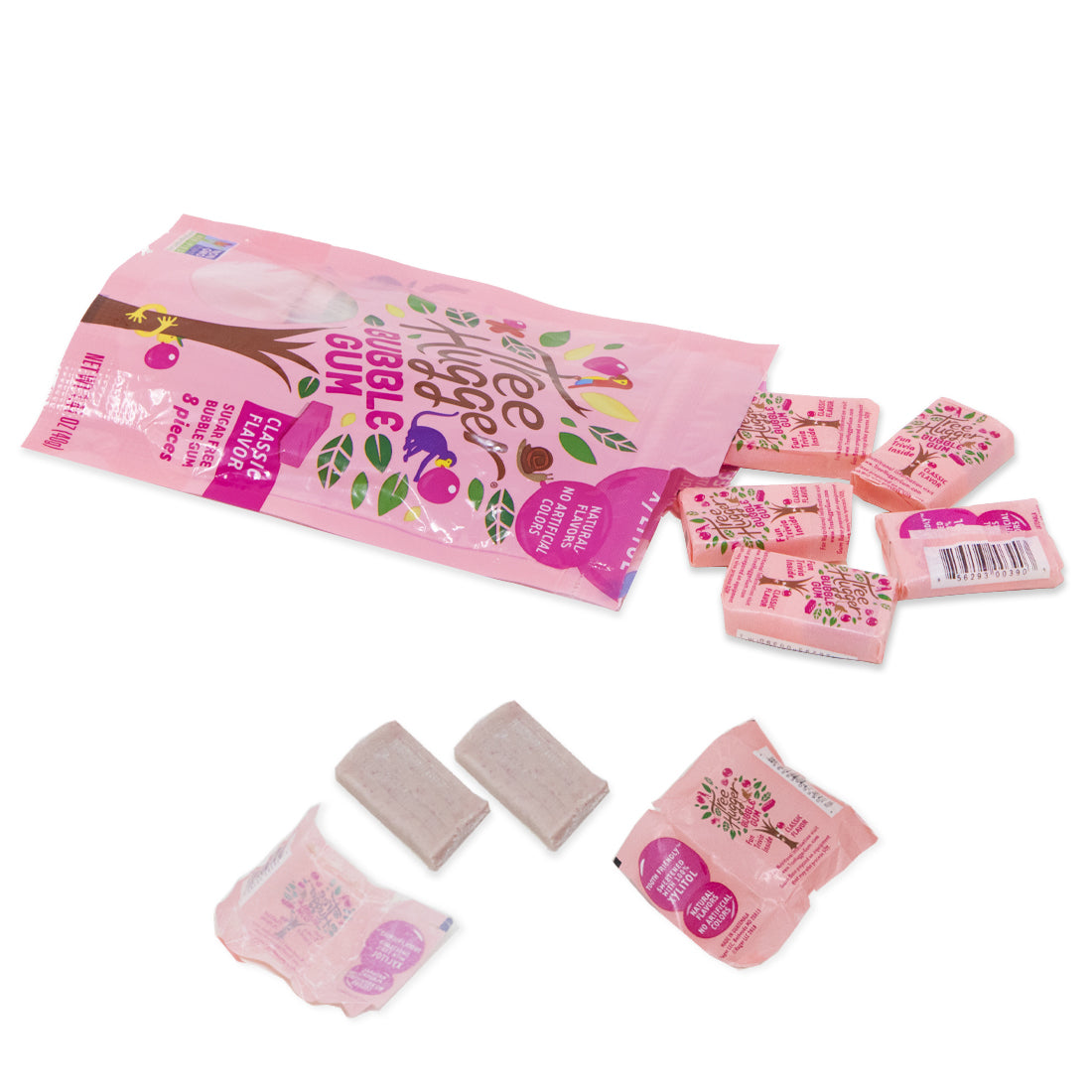 Tree Hugger Classic Bubble Gum Sweetened with 100% Xylitol (12 Bags) image 2