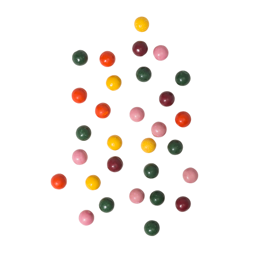 Tree Hugger Bulk Unwrapped Bubble Gum Fantastic Fruit 16mm 20 LB- ITEM 400155 image 0