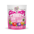 TREE HUGGER BUBBLE GUM FILLED CANDY DROPS - 12 x 4.4 OZ BAGS (About 25 Gum Drops Per Bag) image 0