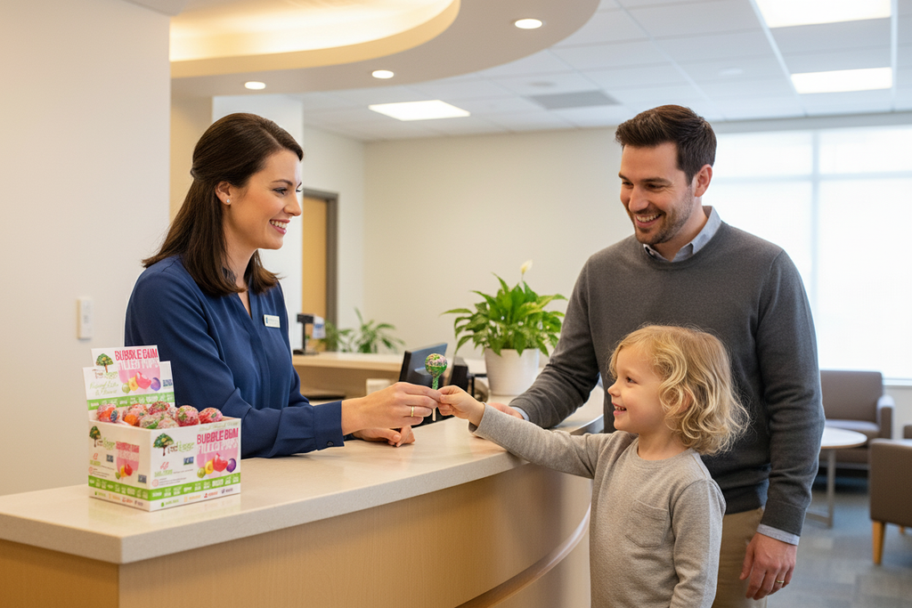 Tree Hugger Gum Pops - Bank Teller Scene